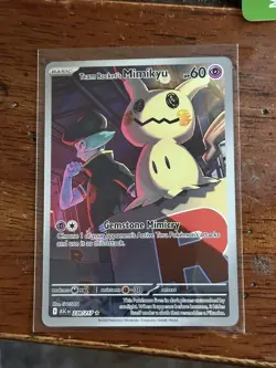 Team Rocket's Mimikyu 238/217 (Illustration Rare) Ascended Heroes NM Pokemon TCG - Image 1