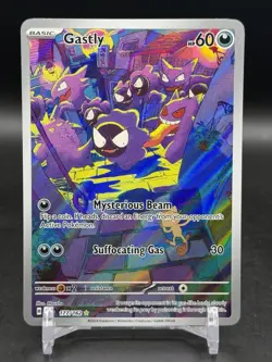 Gastly Illustration Rare 177/162 Pokemon Temporal Forces English NM - Image 1