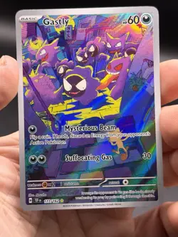 Gastly Illustration Rare 177/162 Pokemon Temporal Forces English NM - Image 3