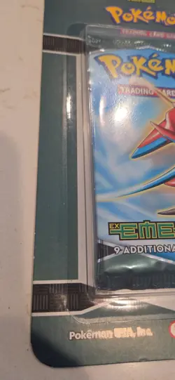2005 EX EMERALD - Vintage Pokemon Factory Sealed Blister Pack (Deoxys) - Sealed - Image 4