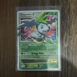 Pokemon Shaymin LV.X DP39 Diamond & Pearl 110 HP Energy Flare Holo Promo 2009 - Image 1