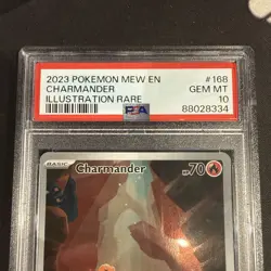 Charmander - 2023 Pokemon EN 151 Illustration Rare #168 - PSA 10 - NEW CERT! - Image 2