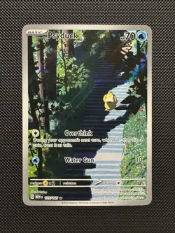 Pokemon TCG Psyduck 175/165 SV: Scarlet & Violet 151 Illustration Rare Near Mint - Image 1