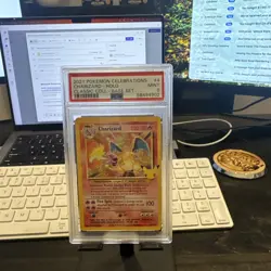 Pokemon Charizard 4/102 Celebrations Classic Collection Holo Base Set PSA 9 - Image 1