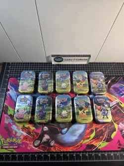 x10 Pokemon Ascended Heros mini Tins 2x full art sets! 👀🔥 - Image 1