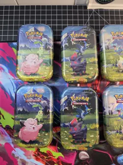 x10 Pokemon Ascended Heros mini Tins 2x full art sets! 👀🔥 - Image 2