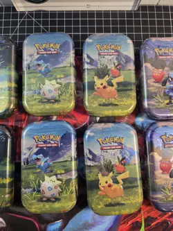 x10 Pokemon Ascended Heros mini Tins 2x full art sets! 👀🔥 - Image 3