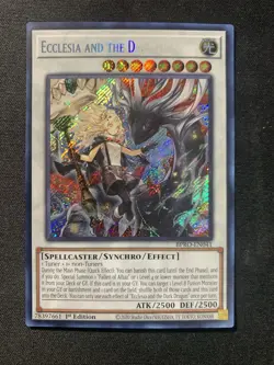 Yugioh! Ecclesia And the Dark Dragon BPRO-EN041 Secret NAME ERROR Burst Protocol - Image 1