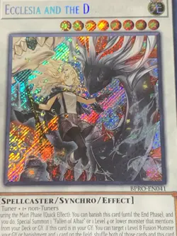 Yugioh! Ecclesia And the Dark Dragon BPRO-EN041 Secret NAME ERROR Burst Protocol - Image 4