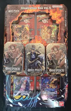ONE PIECE Illustration Box Vol 5 & 6 and Tin Lot - New SEALED PRB-02 OP-13 - Image 1