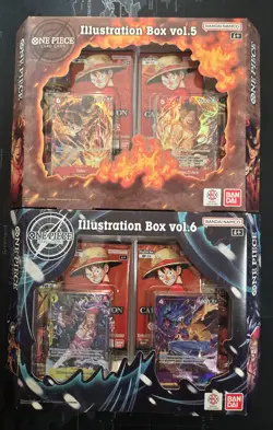 ONE PIECE Illustration Box Vol 5 & 6 and Tin Lot - New SEALED PRB-02 OP-13 - Image 2