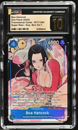 CGC 10 PRISTINE - Boa Hancock ST17-004 - One Piece Illustration Box Vol. 1 Promo - Image 1