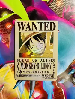 DEAD OR ALIVE MONKEY D•LUFFY One Piece OP-WA201-TJL-01 Holo Japanese - Image 1