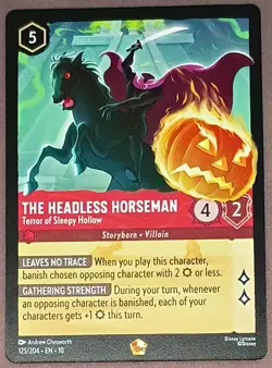 Disney Lorcana Headless Horseman 125/204 Cold Foil - Image 1