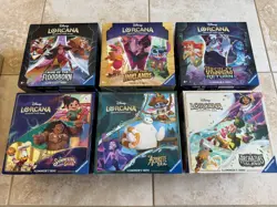Disney Lorcana Illumineer's Trove Lot: Rise of Floodborn Set 2-7 MINT SEALED BOX 4050368982506 - Image 1