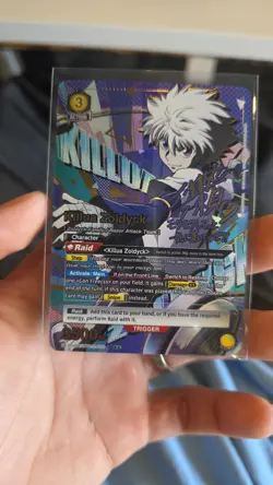 Union Arena Killua Zoldyck UEX04BT/HTR-2-029 SR** Alt Art - Image 1