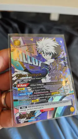 Union Arena Killua Zoldyck UEX04BT/HTR-2-029 SR** Alt Art - Image 2