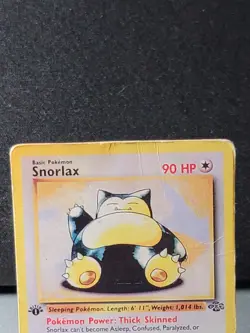 Pokemon Card TCG Snorlax 1st Edition Jungle Set Card 27/64 Collection MP/HP - Image 4