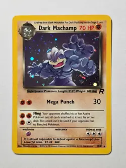 Dark Machamp 10/82 Team Rocket Rare Holo Pokemon Card WOTC 2000 - Near Mint - Image 1