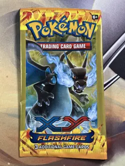 Pokemon EMPTY XY Flashfire Dollar Tree Mini Booster Pack NO CARDS Charizard X - Image 1