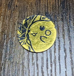 Pikachu Coin Pokemon Trading Card Game TCG Coin Vintage - Image 2