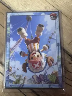 One Piece CCG Chopper Metal Card - Pokeman Crossover /20 - Image 1