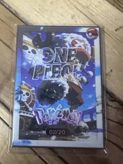 One Piece CCG Chopper Metal Card - Pokeman Crossover /20 - Image 2