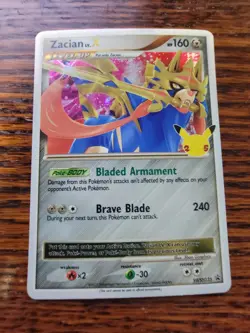Zacian Lv.X SWSH135 SWSH: Sword & Shield Promo Cards Holo LV. X lvl x - Image 1