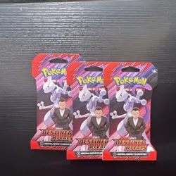 Pokemon Scarlet & Violet Destined Rivals Booster Pack 3 Packs 10 Cards English - Image 1