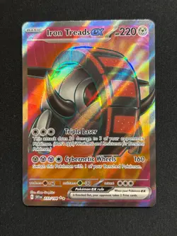 Pokemon TCG Iron Treads EX Scarlet Violet Holo Ultra Rare Card 233/198 - Image 1