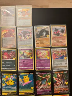 Pokemon 25th Celebrations HUGE LOT - 40 Cards Blastoise, Mimikyu Promo, Mew - Image 4