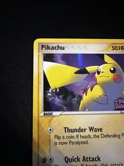 Pikachu EX Holon Phantoms Reverse Holo Card 78/110 Stamped - Image 3