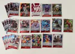 One Piece Bulk | Mixed (mostly OP13/14) (Chars, Don!!, Ldrs) SR & R (800+ cards) - Image 2