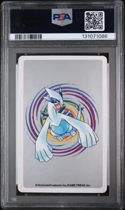 2000 POKEMON SILVER VERSION PLAYING CARDS JACK OF HEARTS #163 HOOTHOOT PSA 9 - Image 2