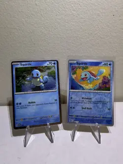 Pokemon TCG Squirtle 2 Card Lot Reverse Holo/ Promo - Image 1