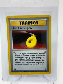 Devolution Spray 72/102 Base Set Rare Pokemon Card - Image 1