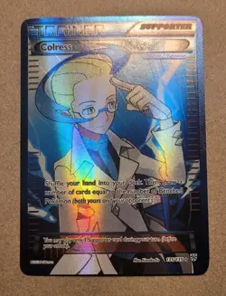 Pokemon TCG Colress Team Plasma Full Art Holo Card 135/135 Plasma Storm - Image 1