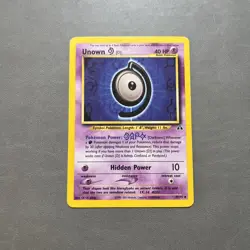 Unown D 47/75 Neo Discovery Pokemon Card D2 - Image 1