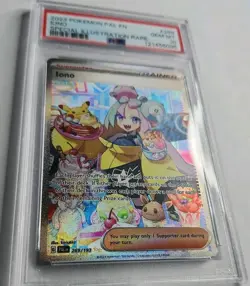 PSA 10 Iono SIR - 269 Paldea Evolved Pokemon Scarlet and Violet Graded Card - Image 3