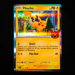 🔥 Pikachu 062/193 Halloween Trick or Trade - Pokemon Holo Foil Rare 🔥 - Image 1