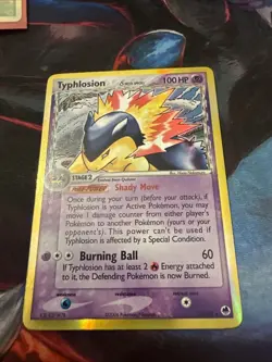 Pokemon Typhlosion Card Dragon Frontiers Reverse Holo Rare 12/101 Delta Species - Image 1