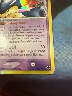 Pokemon Typhlosion Card Dragon Frontiers Reverse Holo Rare 12/101 Delta Species - Image 4