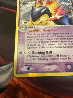 Pokemon Typhlosion Card Dragon Frontiers Reverse Holo Rare 12/101 Delta Species - Image 5