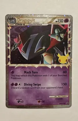 Pokemon Card - Dragapult Sword & Shield Promo SWSH132 Holo - MINT NM - Image 1