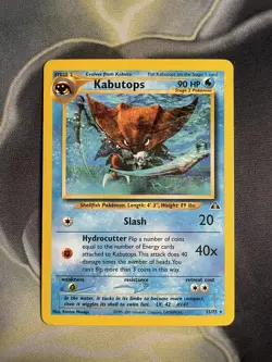 Pokemon Neo Discovery Kabutops TCG Card 25/75 Non Holo - Image 1