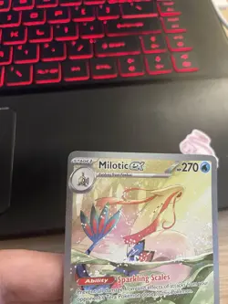 Pokemon TCG Milotic EX 237/191 Surging Sparks Special Illustration Rare Card - Image 3