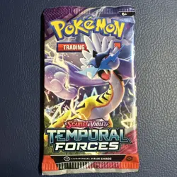 Pokemon Temporal Forces Scarlet & Violet Booster Pack - SV05 - 10 Cards - Sealed - Image 1