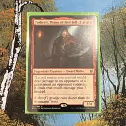 Magic: The Gathering Torbran Thane of Red Fell Throne of Eldraine Rare Red Regu… - Image 1