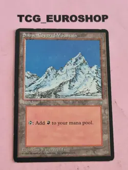 SNOW-COVERED-MOUNTAIN #379 ● ICE AGE ● 1995 ● ENGLISH ● MTG ● LP #2525 - Image 1