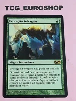 SAVAGE SUMMONING ● M14 ● MTG ● PORTUGUESE ● 2013 ● NM ● #C965 - Image 1